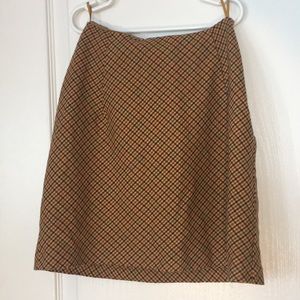 MaxMara Plaid Skirt